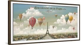 Ballooning Over Paris-Isiah and Benjamin Lane-Framed Giclee Print