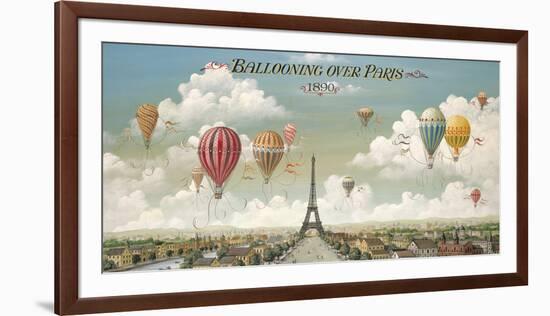 Ballooning Over Paris-Isiah and Benjamin Lane-Framed Giclee Print