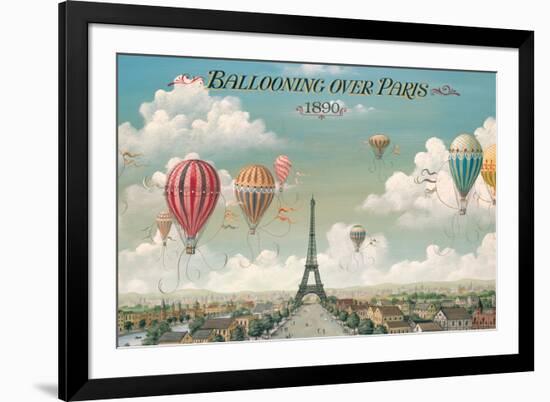 Ballooning Over Paris-Isiah and Benjamin Lane-Framed Art Print