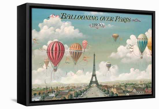 Ballooning Over Paris-Isiah and Benjamin Lane-Framed Stretched Canvas