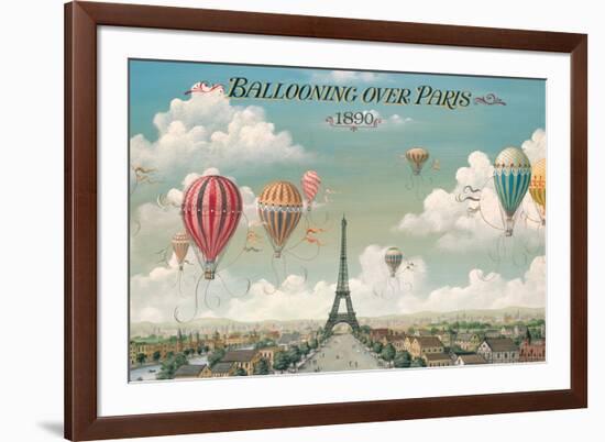 Ballooning Over Paris-Isiah and Benjamin Lane-Framed Premium Giclee Print