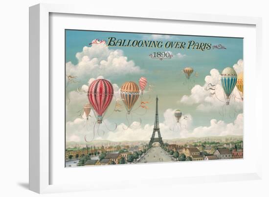 Ballooning Over Paris-Isiah and Benjamin Lane-Framed Art Print