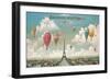 Ballooning Over Paris-Isiah and Benjamin Lane-Framed Art Print