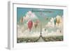 Ballooning Over Paris-Isiah and Benjamin Lane-Framed Art Print