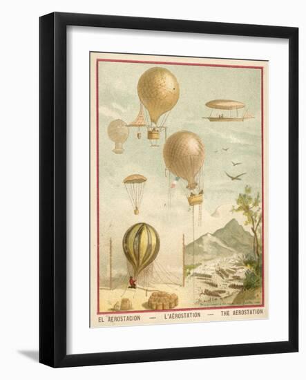 Ballooning-null-Framed Giclee Print