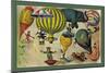 Balloonists as Symbols of Nationalism-null-Mounted Art Print