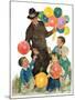 "Balloonman,"May 9, 1931-Ellen Pyle-Mounted Giclee Print