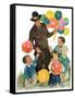 "Balloonman,"May 9, 1931-Ellen Pyle-Framed Stretched Canvas