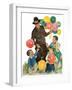 "Balloonman,"May 9, 1931-Ellen Pyle-Framed Giclee Print