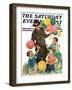 "Balloonman," Saturday Evening Post Cover, May 9, 1931-Ellen Pyle-Framed Giclee Print