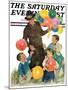 "Balloonman," Saturday Evening Post Cover, May 9, 1931-Ellen Pyle-Mounted Giclee Print