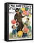 "Balloonman," Saturday Evening Post Cover, May 9, 1931-Ellen Pyle-Framed Stretched Canvas