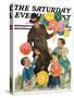 "Balloonman," Saturday Evening Post Cover, May 9, 1931-Ellen Pyle-Stretched Canvas