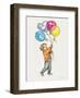 Balloons - Alfie Illustrated Print-Shirley Hughes-Framed Art Print