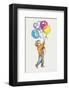 Balloons - Alfie Illustrated Print-Shirley Hughes-Framed Giclee Print