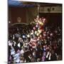Balloons Dropping on Guests During New Year's Eve Celebration at Palace Hotel-Loomis Dean-Mounted Photographic Print