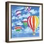 Balloons II-Paul Brent-Framed Art Print