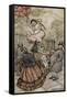 Balloons, Illustration from 'Peter Pan in Kensington Gardens', by J.M Barrie, Published 1906-Arthur Rackham-Framed Stretched Canvas