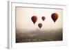 Balloons over Ancient Temples More Than 2200 Temples) of Bagan at Sunrise in Myanmar-Harry Marx-Framed Photographic Print