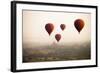 Balloons over Ancient Temples More Than 2200 Temples) of Bagan at Sunrise in Myanmar-Harry Marx-Framed Photographic Print