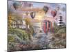 Balloons over Cottage Cove-Nicky Boehme-Mounted Giclee Print