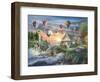 Balloons over Sunset Cove-Nicky Boehme-Framed Giclee Print