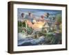 Balloons over Sunset Cove-Nicky Boehme-Framed Giclee Print