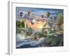 Balloons over Sunset Cove-Nicky Boehme-Framed Giclee Print