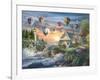 Balloons over Sunset Cove-Nicky Boehme-Framed Giclee Print