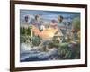 Balloons over Sunset Cove-Nicky Boehme-Framed Giclee Print