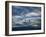 Balloons Soaring About Sandia Mountains During Albuquerque Balloon Fiesta-James Shive-Framed Photographic Print