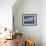 Balloons Soaring About Sandia Mountains During Albuquerque Balloon Fiesta-James Shive-Framed Photographic Print displayed on a wall