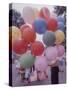 Balloons Sold by Man to People Watching Events, Kosygin's Second Visit to Glassboro, New Jersey-Art Rickerby-Stretched Canvas