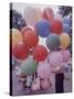 Balloons Sold by Man to People Watching Events, Kosygin's Second Visit to Glassboro, New Jersey-Art Rickerby-Stretched Canvas