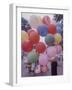 Balloons Sold by Man to People Watching Events, Kosygin's Second Visit to Glassboro, New Jersey-Art Rickerby-Framed Photographic Print