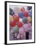 Balloons Sold by Man to People Watching Events, Kosygin's Second Visit to Glassboro, New Jersey-Art Rickerby-Framed Photographic Print