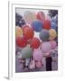 Balloons Sold by Man to People Watching Events, Kosygin's Second Visit to Glassboro, New Jersey-Art Rickerby-Framed Photographic Print