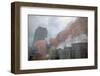 Balloons Surrounding Terminal Building-Jack Sattler-Framed Photographic Print