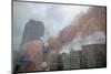 Balloons Surrounding Terminal Building-Jack Sattler-Mounted Photographic Print