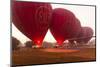 Balloons Taking Off at Bagan, Myanmar-Harry Marx-Mounted Photographic Print