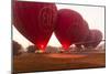 Balloons Taking Off at Bagan, Myanmar-Harry Marx-Mounted Photographic Print