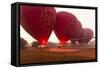 Balloons Taking Off at Bagan, Myanmar-Harry Marx-Framed Stretched Canvas