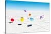 Balloons Three, Salar de Uyuni, Bolivia-Richard Silver-Stretched Canvas