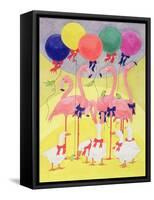 Balloons-Linda Benton-Framed Stretched Canvas