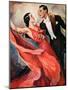 "Ballroom Dancing,"April 10, 1937-John LaGatta-Mounted Premium Giclee Print