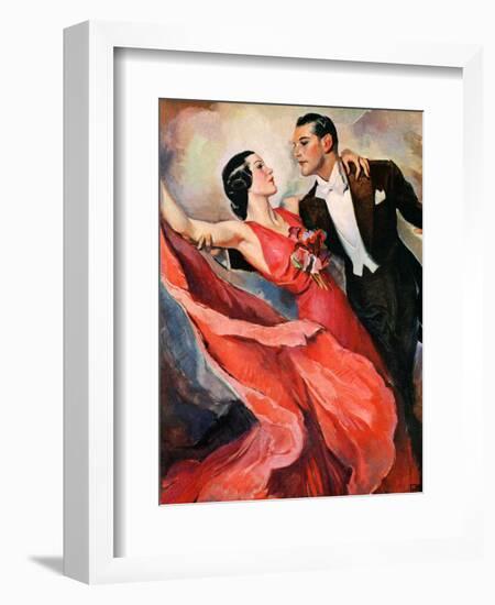 "Ballroom Dancing,"April 10, 1937-John LaGatta-Framed Giclee Print