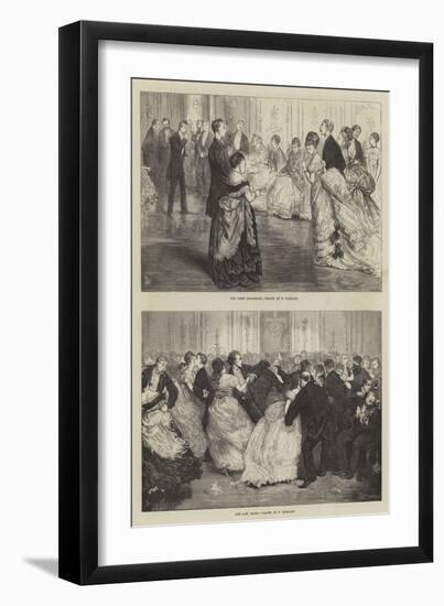 Ballroom Dancing-Frederick Barnard-Framed Giclee Print