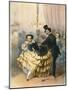 Ballroom Scene in the 19th Century. from Illustrierte Sittengeschichte Vom Mittelalter Bis Zur Gege-null-Mounted Giclee Print