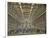 Ballroom, Watercolour, Italy, 18th Century-null-Framed Giclee Print