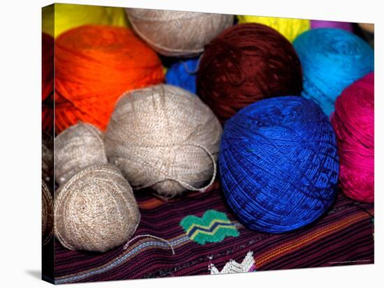 Balls of Yarn, Traditional Textiles, Textile Museum, Casa del Tejido, Antigua, Guatemala-Cindy Miller Hopkins-Stretched Canvas